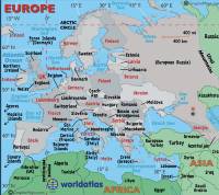 Europe map